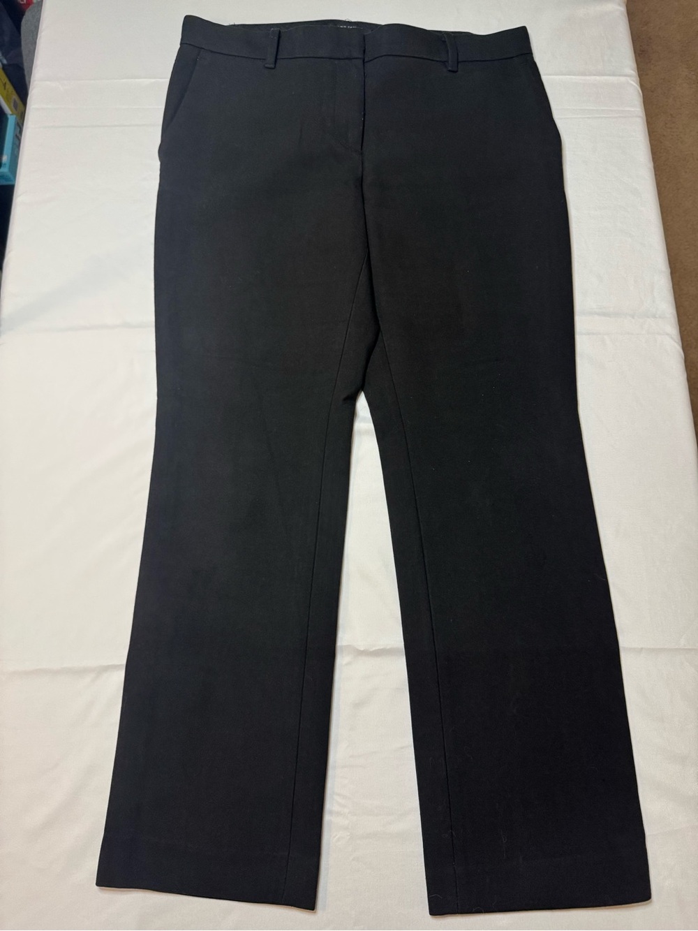 Ann Taylor Black Straight Leg Trousers